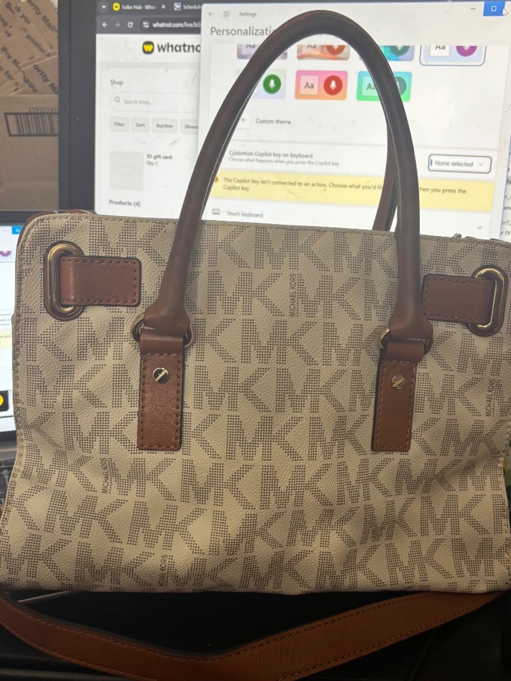 Michael Kors Hamilton Satchel - Picture 2 of 9